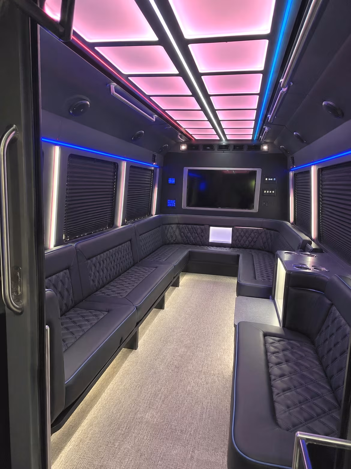 mardi gras galveston on strand party bus rental