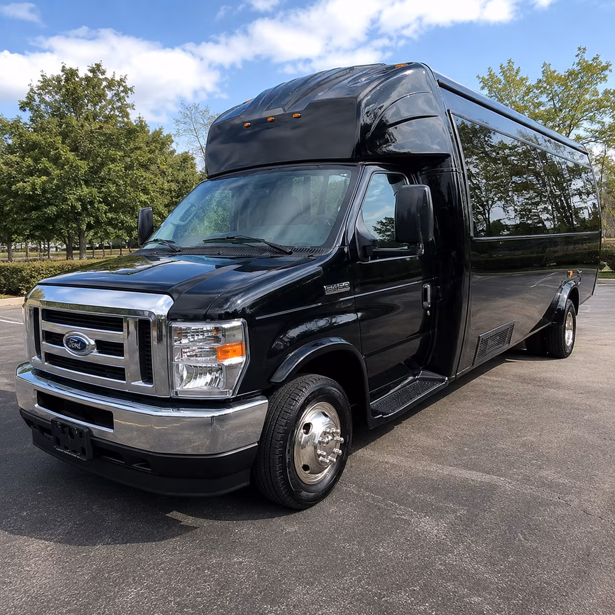 prom party buses for ball high school in galveston