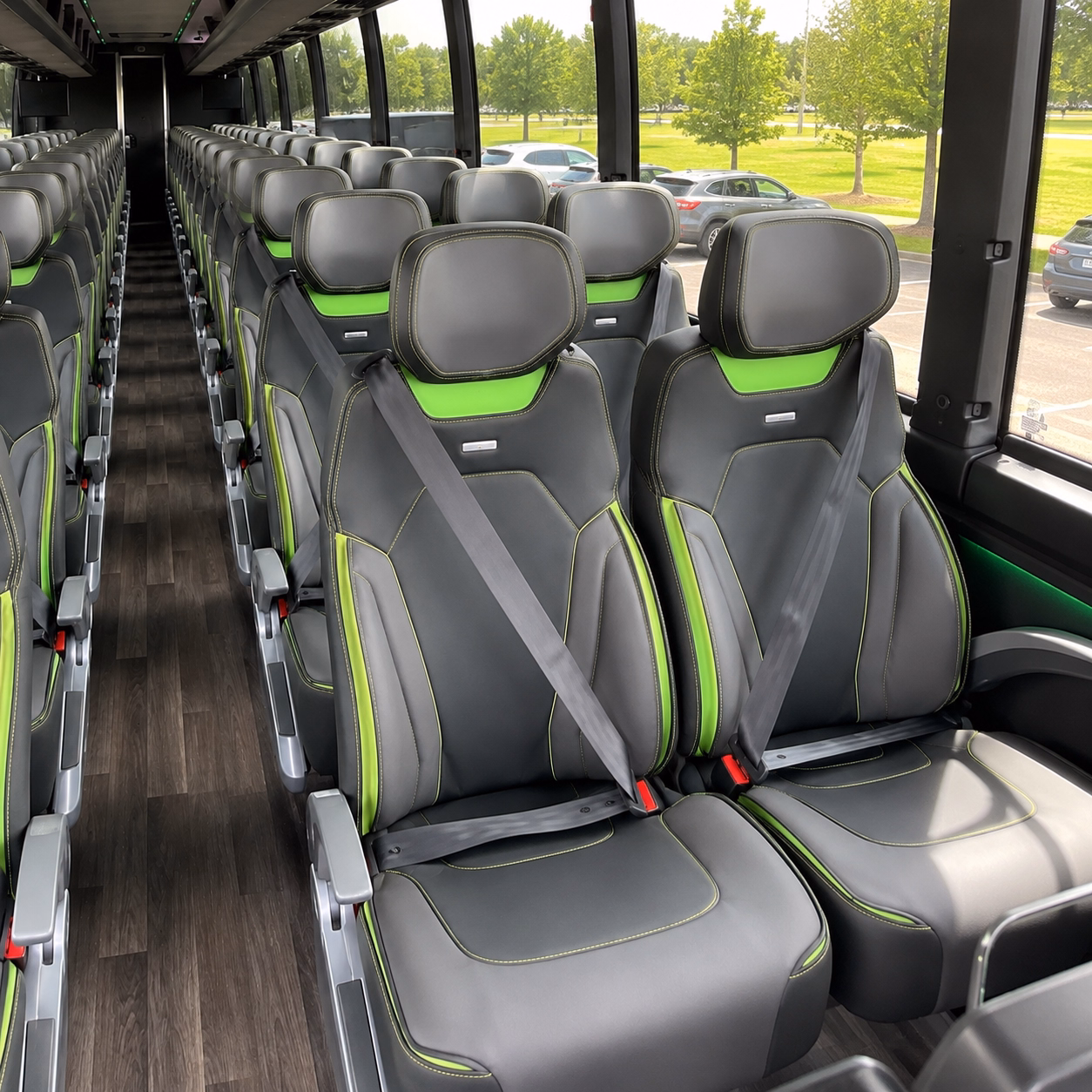 santa fe employee charter bus rentals in santa fe