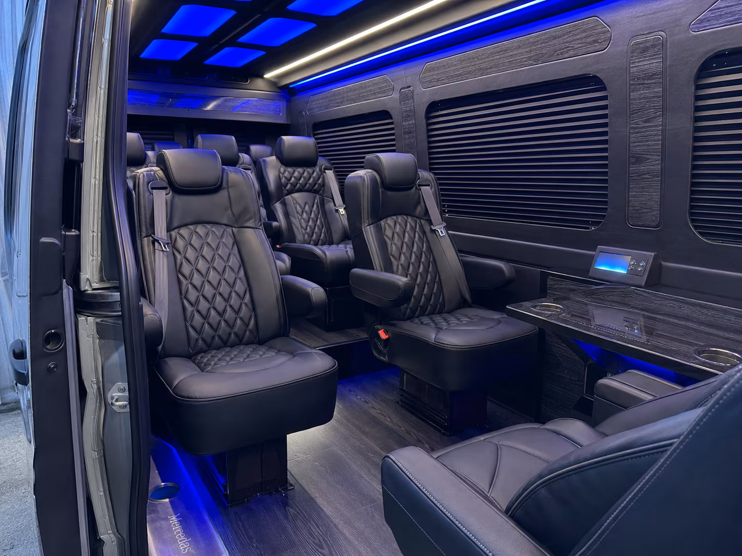 sprinter van transportation for groups and events across galveston