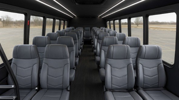 galveston 35 passenger minibus inside